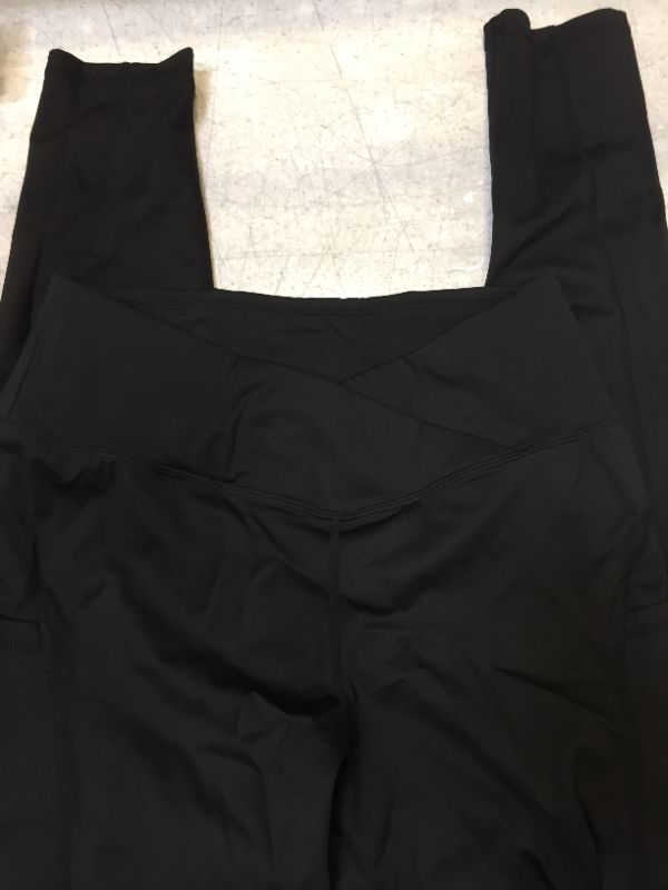 Photo 2 of womens leggings/gym/running pants color black size large 