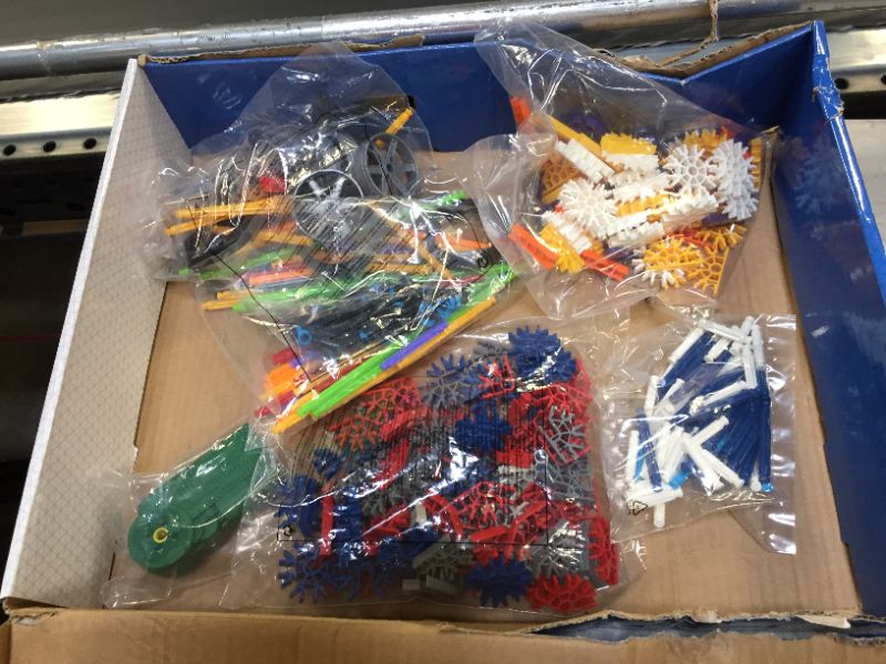 Photo 2 of K'NEX Imagine Power and Play Motorized Building Set 529 Pieces Ages 7 and Up Construction Educational Toy---MISSING PARTS---BOX DAMAGED-
