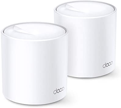 Photo 1 of TP-Link Deco WiFi 6 Mesh WiFi System(Deco X20) - Covers up to 4000 Sq.Ft. , Replaces Wireless Internet Routers and Extenders, 2-Pack ----- UNABLE TO TEST 
