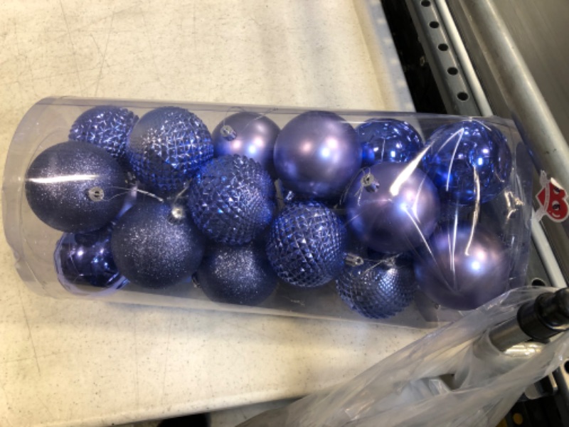 Photo 1 of 3.4" generic blue Christmas decorations 