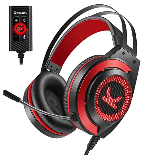 Photo 1 of VANKYO CM7000 Pro Gaming Headset PS4 headset with 7.1 Surround Sound Stereo Xbox One Headset, Gaming Headphones 