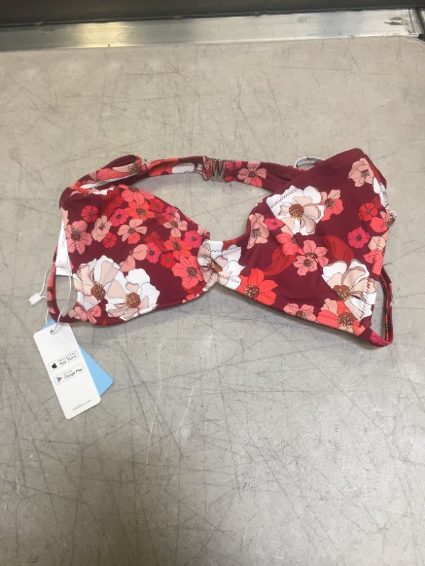 Photo 2 of CUPSHE Paige Floral Bikini Top---LARGE---
