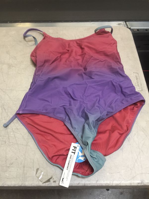 Photo 2 of CUPSHE Beachy Ombre Cross Back One Piece Swimsuit---MEDIUM---
