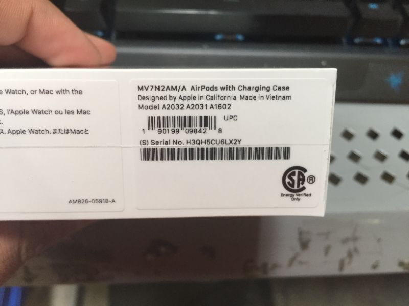 Photo 5 of Apple AirPods (2nd Generation) FACTORY SEALED 
