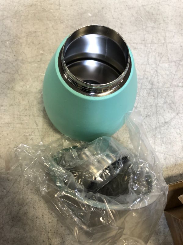 Photo 3 of ASOBU POUROVER COFFEE MAKER / THERMOS LIGHT BLUE
GLASS ATTACHMENT SHATTERED - NEEDS REPLACEMENT