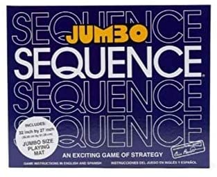 Photo 1 of Jax Giant (aka Jumbo) SEQUENCE Game - Box Edition with Cushioned Mat, Cards and Chips, Package Colors May Vary , Blue
likely missing parts