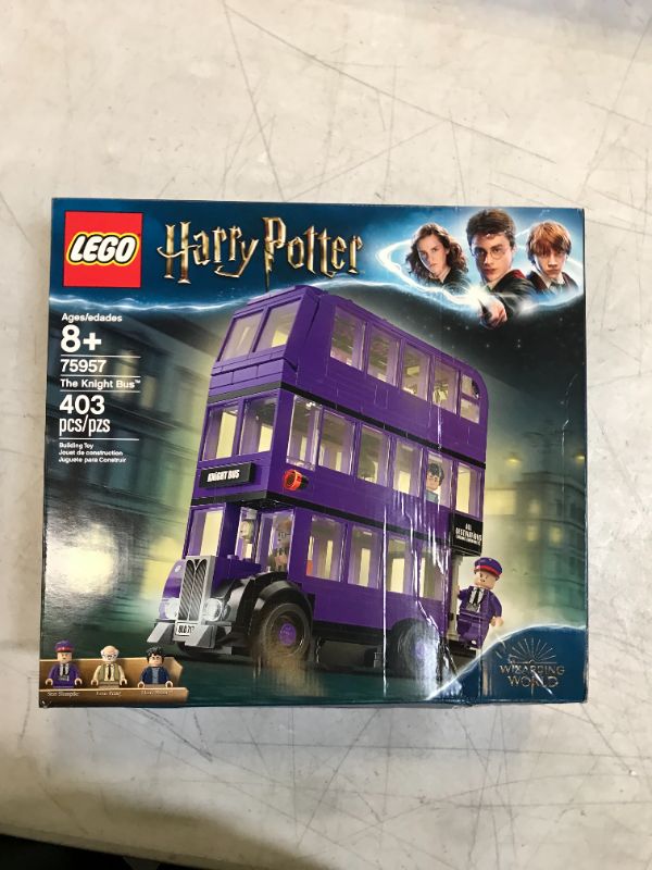 Photo 2 of LEGO Harry Potter and The Prisoner of Azkaban Knight Bus 75957 Building Kit, New 2019 (403 Pieces)
