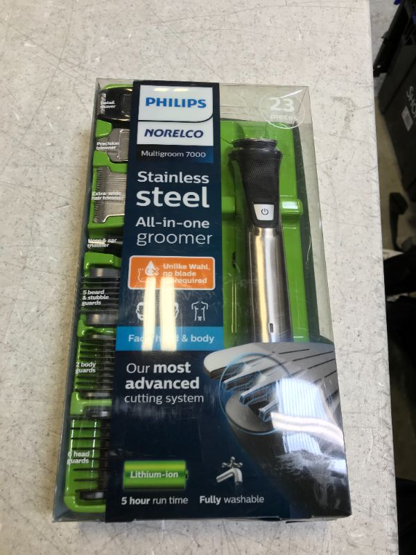 Photo 2 of Philips Norelco Multigroom 7000 All-In-One Electric Trimmer, Lithium-Ion 23 pc.
