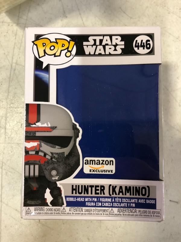 Photo 4 of Funko Pop! Star Wars: Across The Galaxy - Hunter with Pin, Amazon Exclusive
