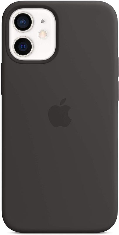 Photo 1 of Apple iPhone 12 Mini Silicone Case with MagSafe - Black
