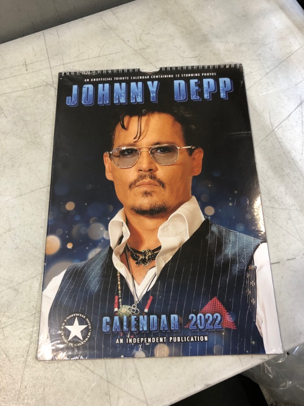 Photo 1 of Johnny Depp Calendar - Calendars 2021 - 2022 Calendars - Poster Calendar - Sexy Men Calendar - 12 Month Calendar by Dream (Multilingual Edition) Calendar – Poster Calendar, July 30, 2021
