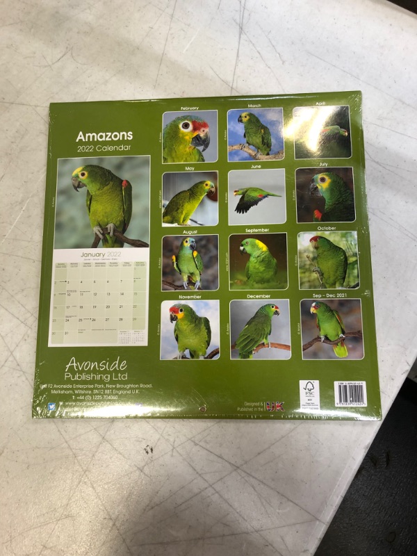 Photo 2 of Amazon Parrot Calendar - Parrot Calendar - Calendars 2021 - 2022 Calendars - Bird Calendars - Monthly Wall Calendar by Avonside Calendar – Wall Calendar, July 30, 2021
