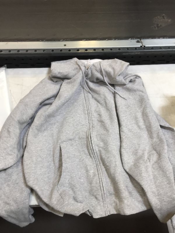 Photo 1 of 3xl grey zip up hoodie 