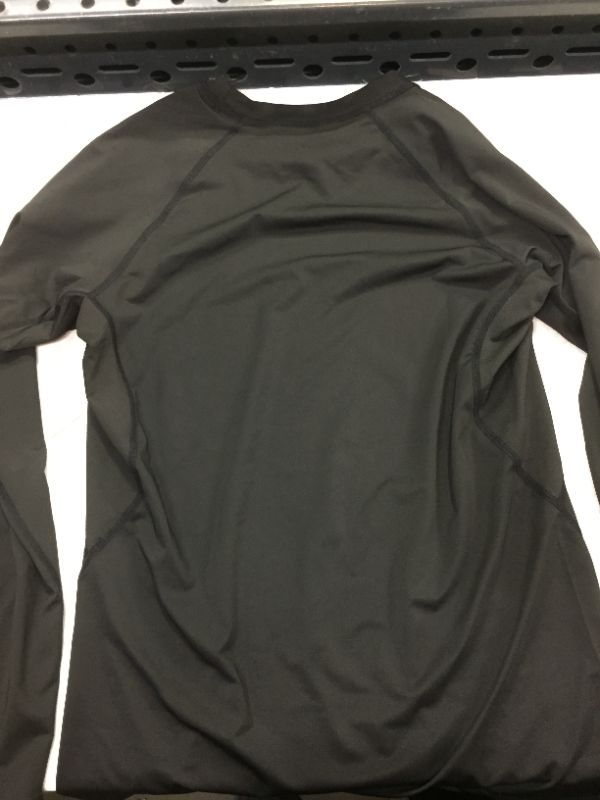 Photo 2 of mens fashion joye long sleeve workout shirt color black size large 