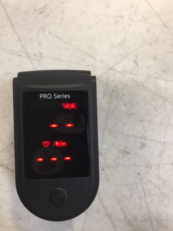 Photo 5 of Zacurate Pro Series 500DL Fingertip Pulse Oximeter Blood Oxygen Saturation Monitor with Silicon Cover, Batteries and Lanyard (Royal Black)
