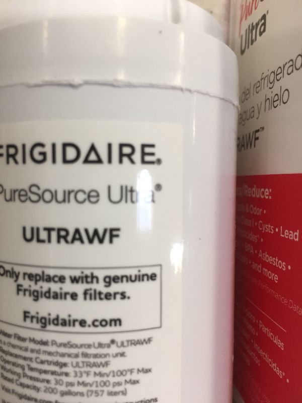 Photo 3 of Frigidaire ULTRAWF Pure Source Ultra Water Filter, Original, White, 1 Count