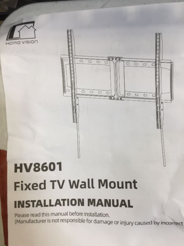 Photo 3 of Fixed TV Wall Mount, Low Profile TV Mount for Most 32-75 inch TVs