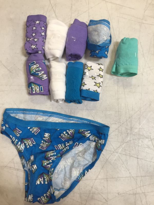 Photo 1 of girls underwear size 6 10 pack 