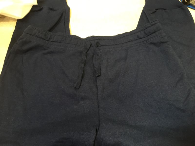 Photo 1 of mens sweatpants color black size extra large brand hanes 