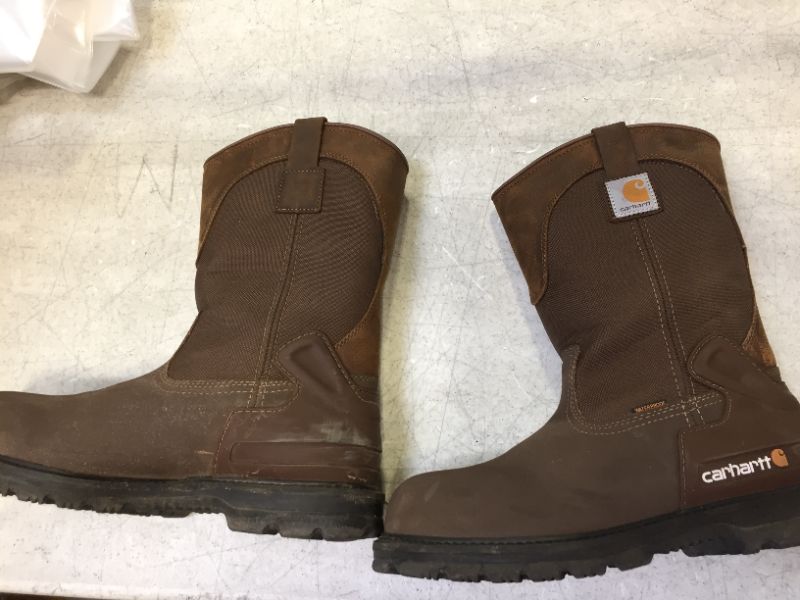 Photo 3 of Carhartt Men's 11-Inch Waterproof Safety Toe Wellington size 10.5 