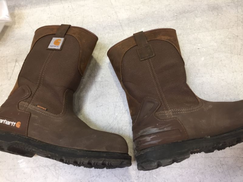 Photo 4 of Carhartt Men's 11-Inch Waterproof Safety Toe Wellington size 10.5 