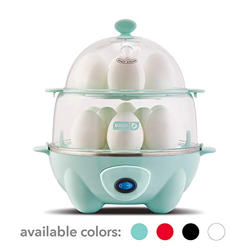 Photo 1 of Dash DEC012AQ Deluxe Rapid Egg Cooker: Electric, 12 Capacity for Hard Boiled, Poached, Scrambled