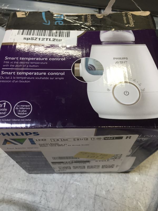 Photo 1 of Philips Avent Fast Baby Bottle Warmer with Smart Temperature Control and Automatic Shut-Off

