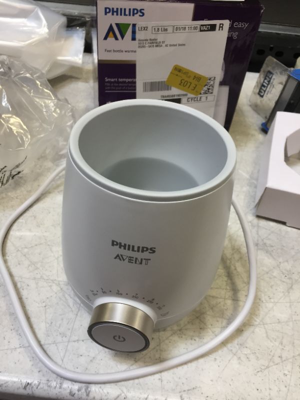 Photo 1 of Philips Avent Fast Baby Bottle Warmer with Smart Temperature Control and Automatic Shut-Off

