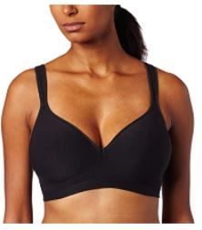 Photo 1 of Bali Women's Comfort Revolution Wirefree Bra color black size 42C