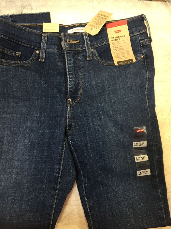 Photo 2 of Levi's Women's 311 Shaping Skinny Jeans, Lapis Storm , 27 Regular

