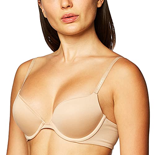 Photo 1 of Calvin Klein Women's Constant Push Up Plunge Bra, 32C, bare

