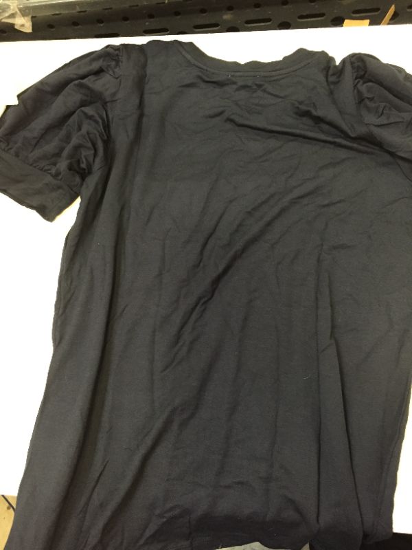 Photo 2 of womens short sleeve shirt color black size large 