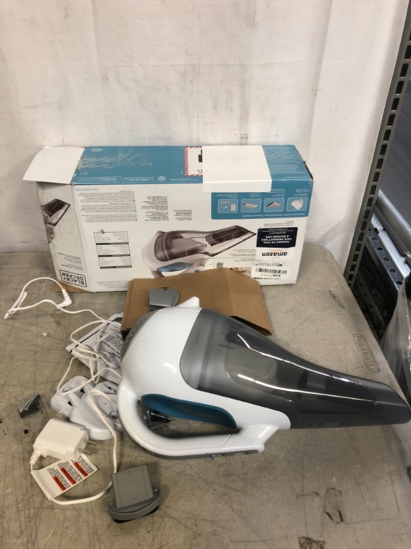 Photo 2 of BLACK+DECKER dustbuster Cordless Handheld Vacuum, Flexi Blue/Grey/White (HHVI315JO42)
