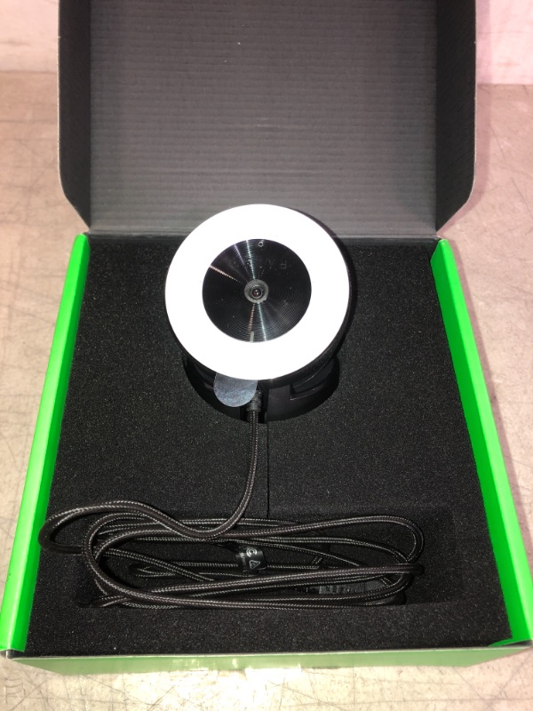 Photo 2 of Razer Kiyo Streaming Webcam: Full HD 1080p 30 FPS / 720p 60 FPS - Ring Light w/ Adjustable Brightness - Built-in Microphone - Autofocus - Works with Zoom/Teams/Skype for Conferencing and Video Calling
