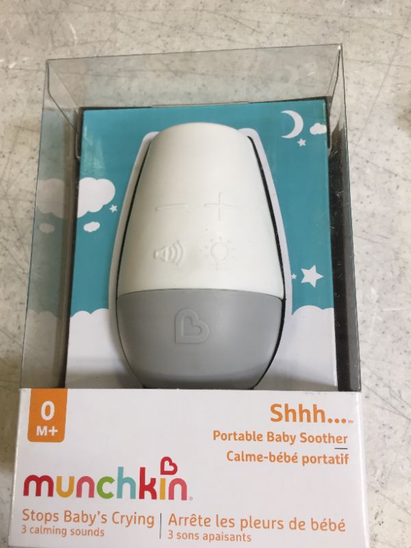 Photo 1 of Munchkin Shhh Portable Baby Sleep Soother Sound Machine and Night Light