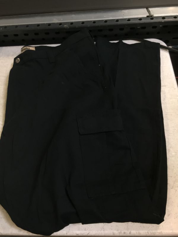 Photo 2 of Wrangler Authentics Men's Twill Relaxed Fit Cargo Pant size 40x34