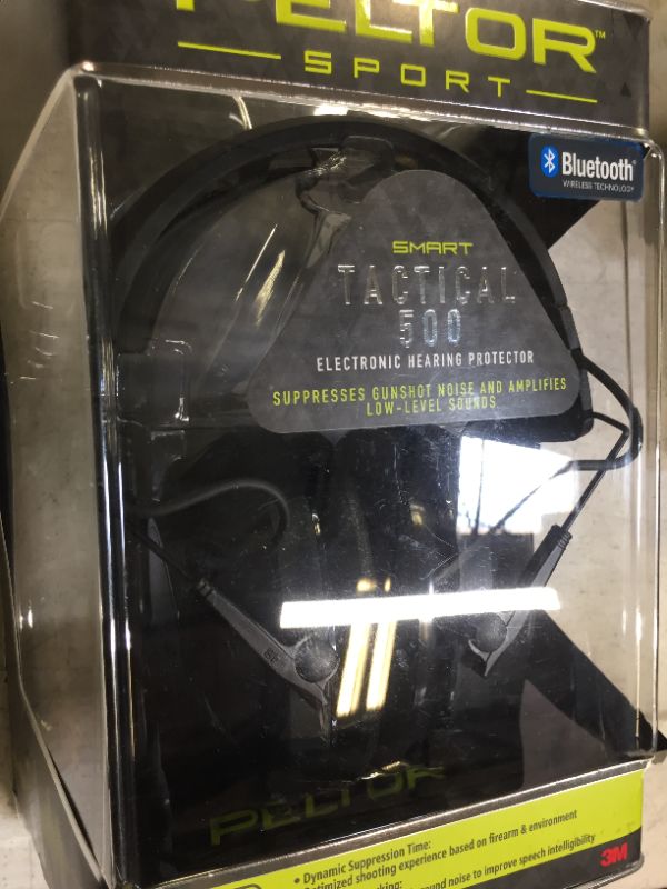 Photo 4 of Peltor Sport Tactical 500 Electronic Hearing Protector, TAC500-OTH