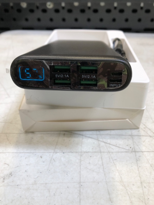 Photo 1 of Portable Charger 38800mAh,LCD Display Power Bank,4 USB Outputs Battery Pack Backup, Dual Input USB-C Phone Charging Compatible with iPhone 13 Pro Max/13 Mini/12,Android Samsung Galaxy/Pixel/Nexus/iPad