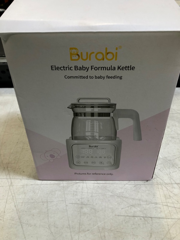 Photo 2 of Burabi Baby Formula Kettle with Accurate Temperature Control, Baby Milk Instant Warmer Formula Maker with 365 Days Keep Warm, BPA-Free Baby Formula Ready, Baby Kettle with Night Light & Cooling Fan