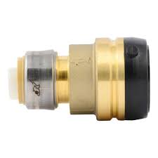 Photo 1 of 1-1/2 in. x 1 in. push-to-connect brass reducing coupling fitting 7