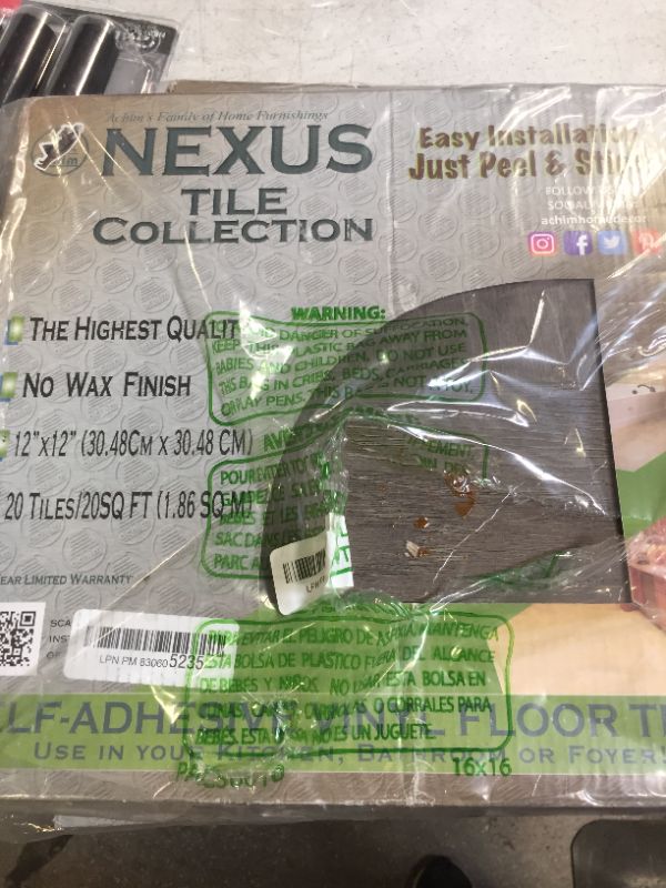 Photo 3 of Achim Nexus 12"x12" 1.2mm Peel & Stick Vinyl Floor Tiles 20 Tiles/20 Sq. Ft.