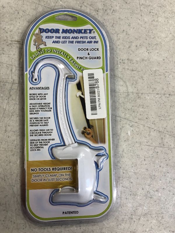 Photo 1 of Door Monkey Door Lock and Pinch Guard