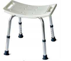 Photo 1 of minimum bath chair seniors color white and blue 