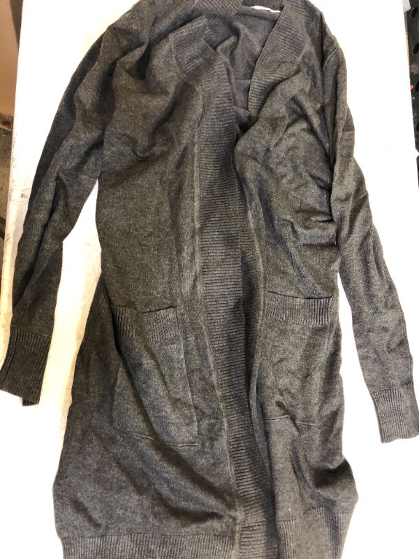 Photo 2 of cielo jeans style  long sleeve cardigan  color grey size large 