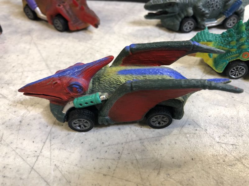 Photo 1 of DINOBROS Dinosaur Toy Pull Back Cars, 6 Pack Dino Toys for 3 Year Old Boys and Toddlers, Boy Toys Age 3,4,5 and Up, Pull Back Toy Cars, Dinosaur Games with T-Rex
