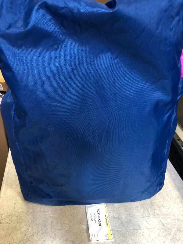 Photo 1 of 22 x 19 inches Bean Bag Chair color blue unusual small 