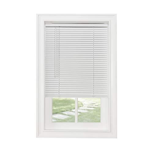 Photo 1 of Achim Home Furnishings Cordless GII Morningstar 1" Light Filtering Mini Blind, Width 22inch, Pearl White

