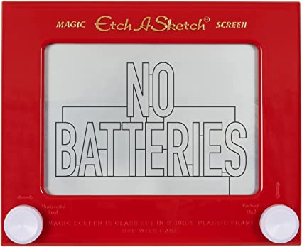 Photo 1 of Etch A Sketch, Classic Red Drawing Toy with Magic Screen, for Ages 3 and Up

