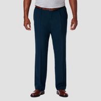 Photo 1 of Haggar Men's Big & Tall Cool 18 PRO Classic Fit Pleat Casual Pants 44X38

