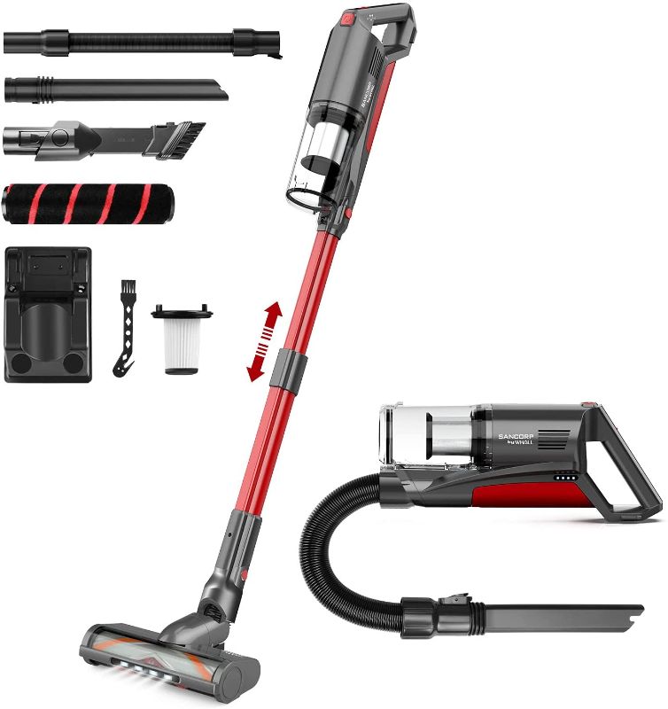 Photo 1 of Cordless Vacuum Cleaner,Aucma by whall Cordless Stick Vacuum with 22Kpa Suction, 250W Motor 3 Working Mode up to 50mins Runtime,2200mAh Handheld 5 in 1 Lightweight Vacuum Cleaner for Home
